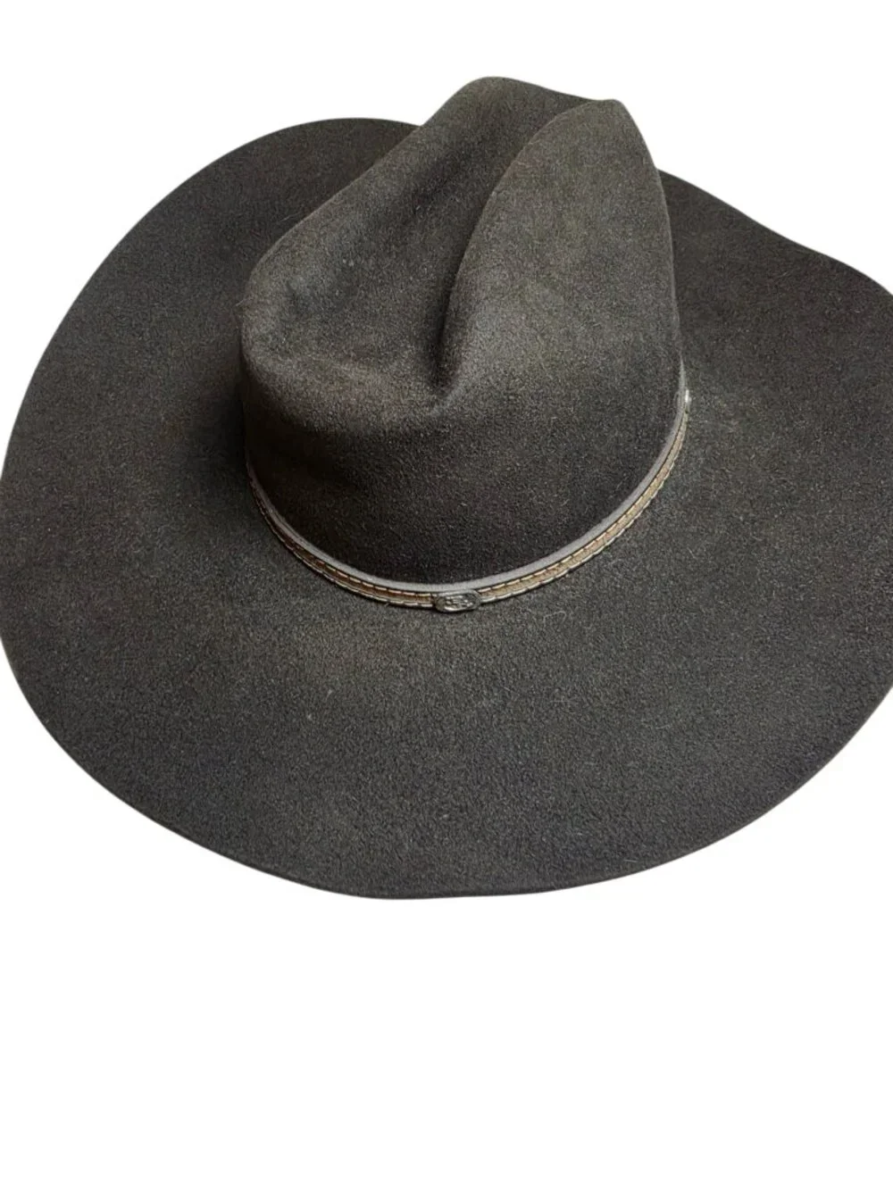 Justin Bent Rail 6X Felt Cowboy Brown Hat Sz 7